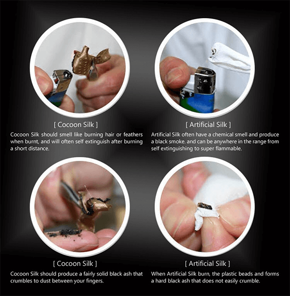 How to identify genuine silk, read more here!